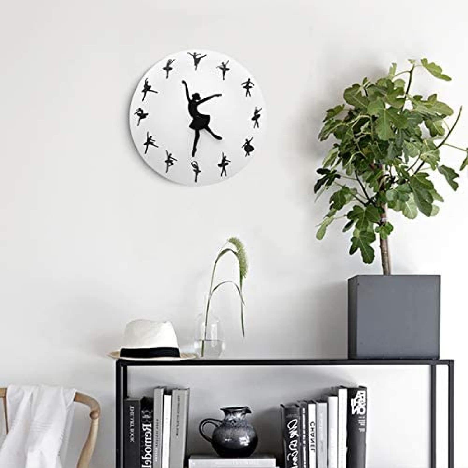 Charming Ballerina Wall Clock