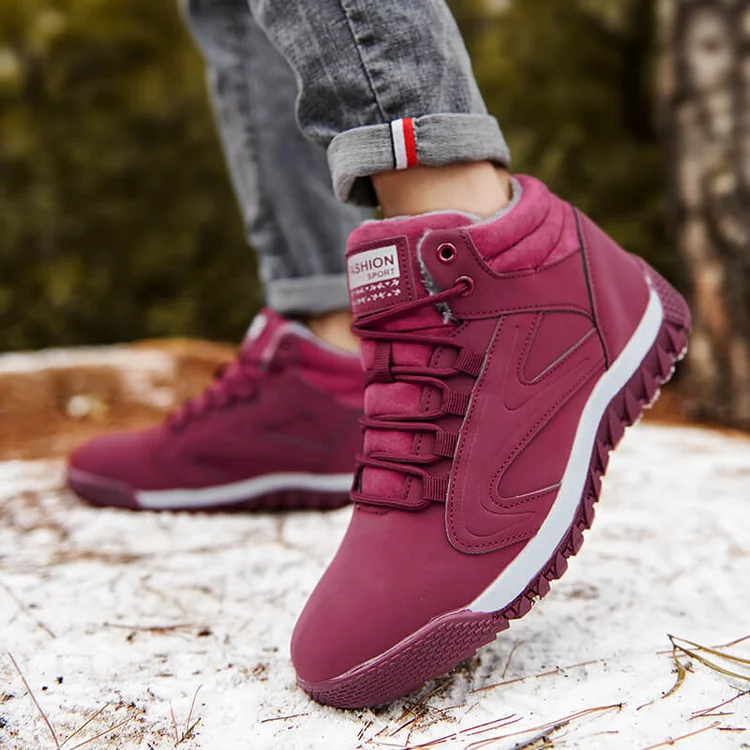 Couple's Non-Slip Plush Sneakers