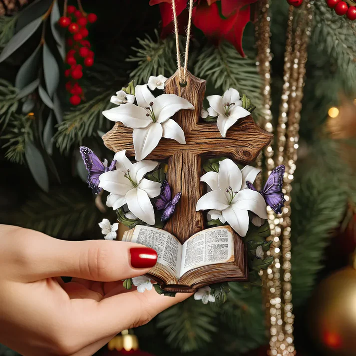 Faith & Bible Ornament