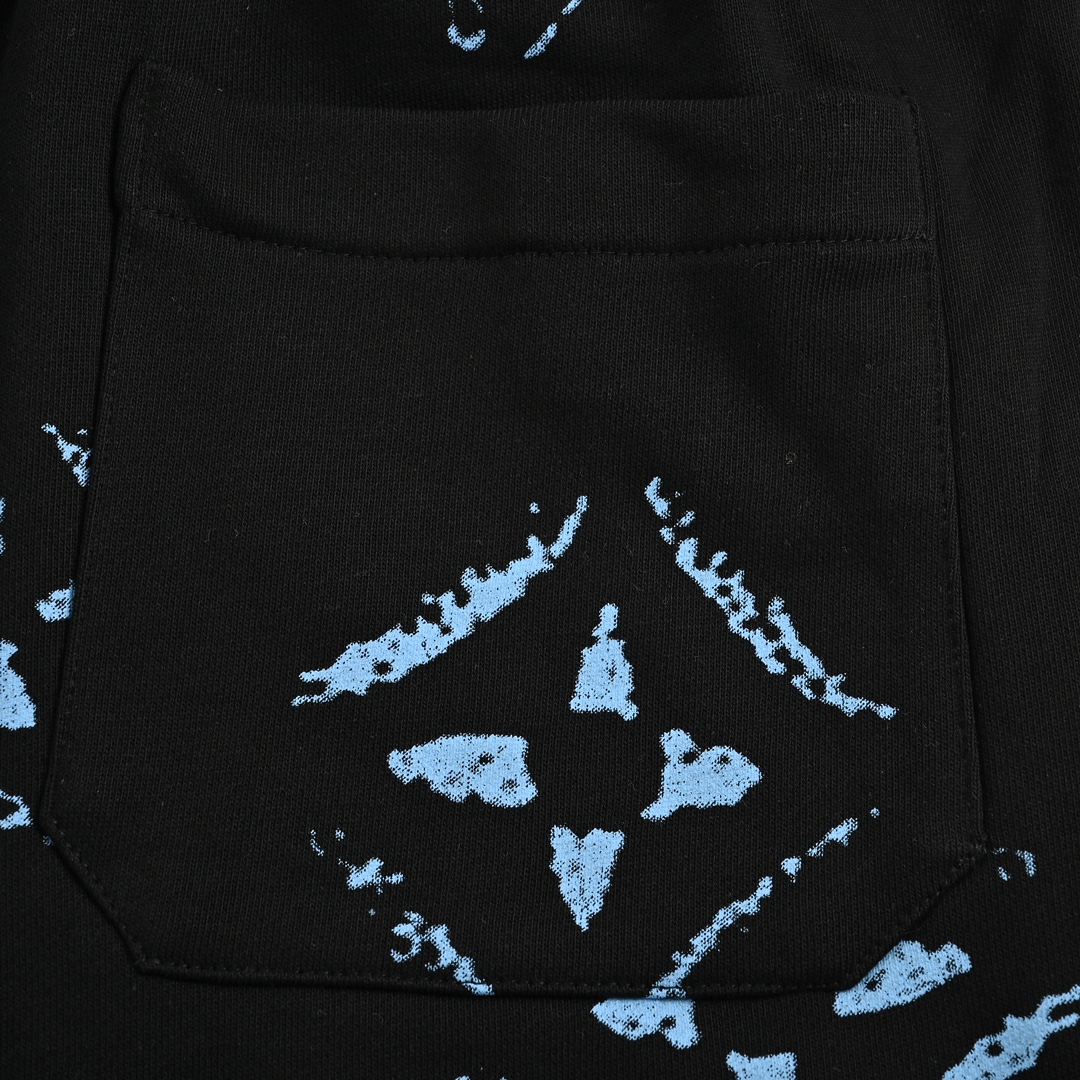 Louis Vuitton 24ss monogram logo print shorts
