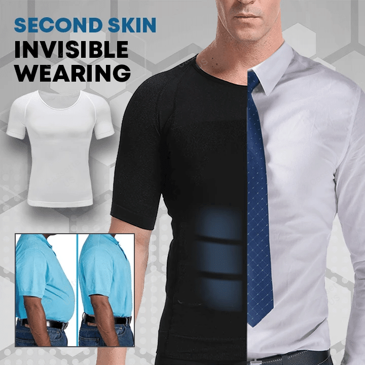 Men's Body Shaper Compression Workout T-shirt
