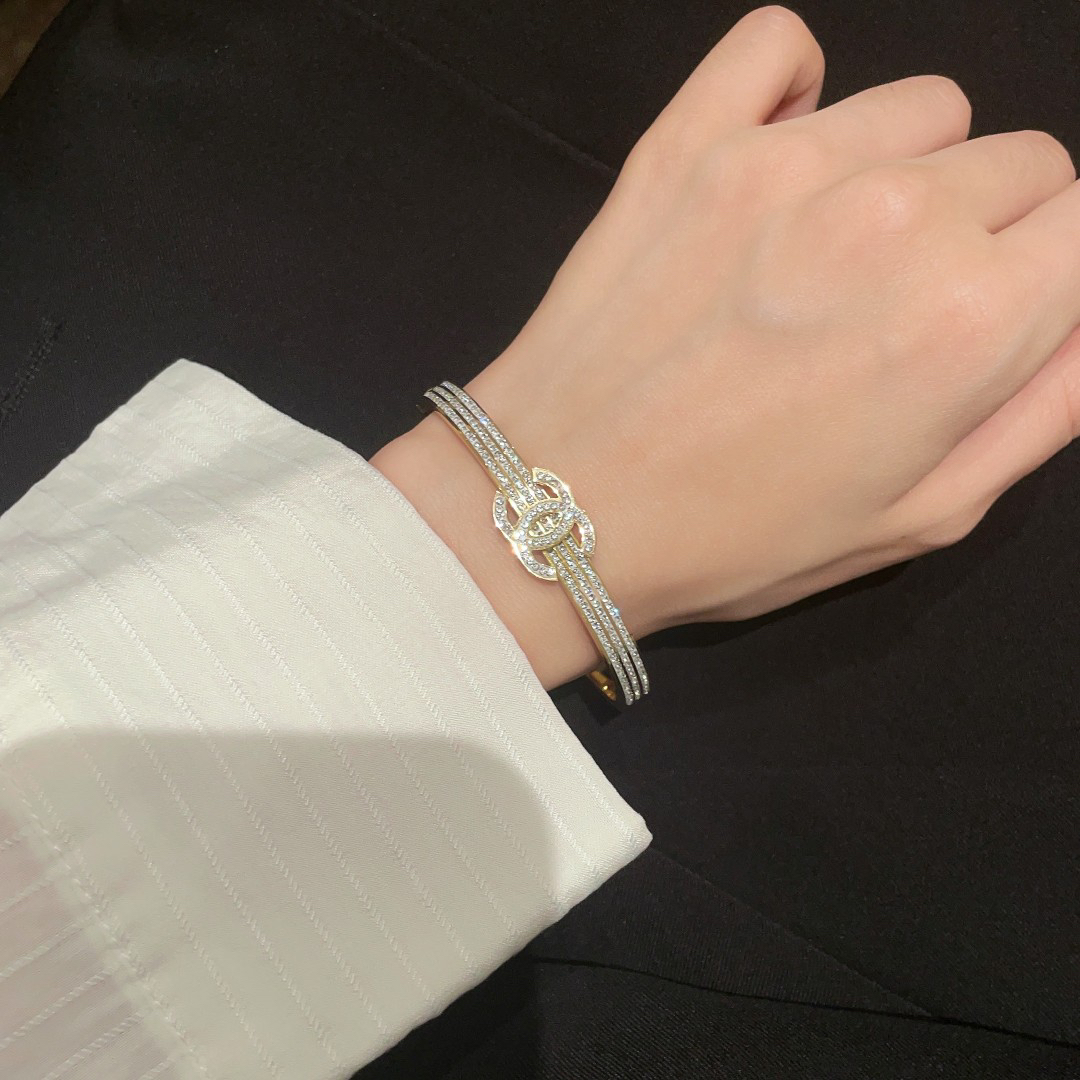 Chanel Double C Diamond Bracelet