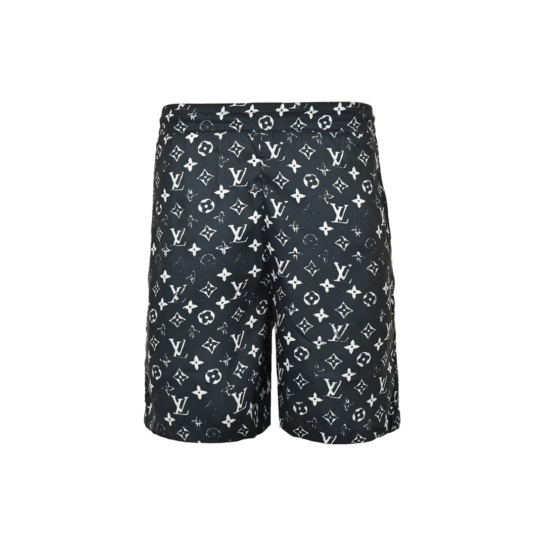 Louis Vuitton 24ss all over print monogram silk suit beach shorts