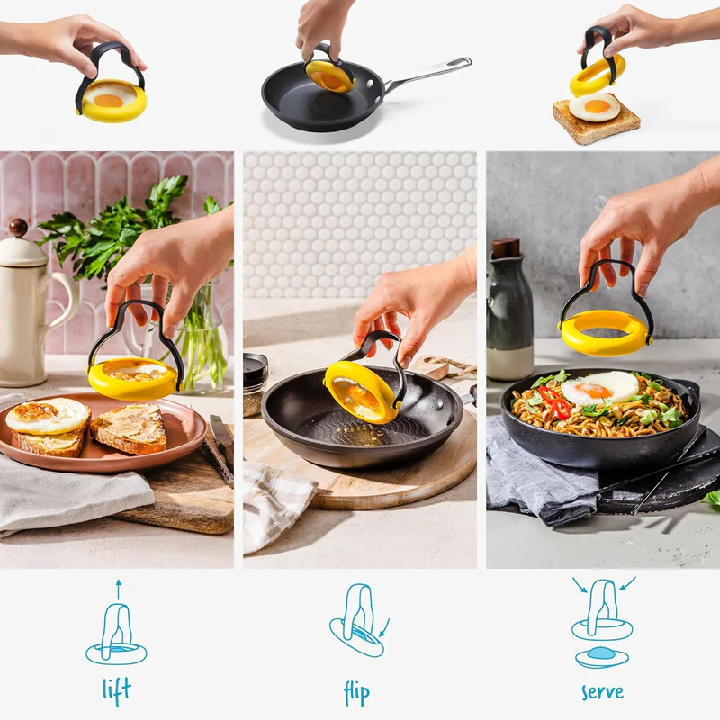 👍2024 New Arrival- 50% OFF💥C-channel Silicone Egg Ring