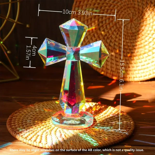 ON SALE🔥✝️💎 6 inch Crystal Cross Suncatcher-✨Buy 2 Get 10% OFF & Free Shipping