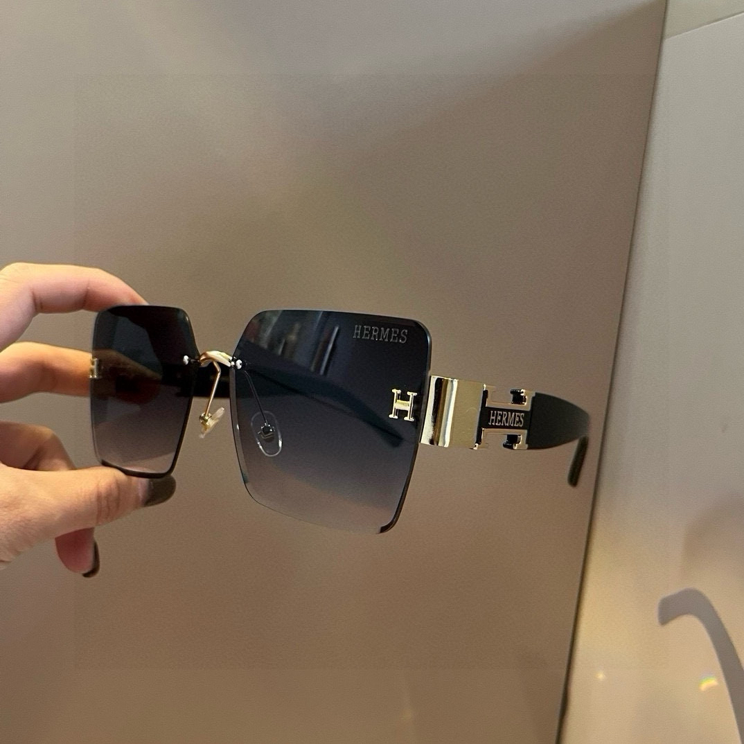Hermes rimless sunglasses