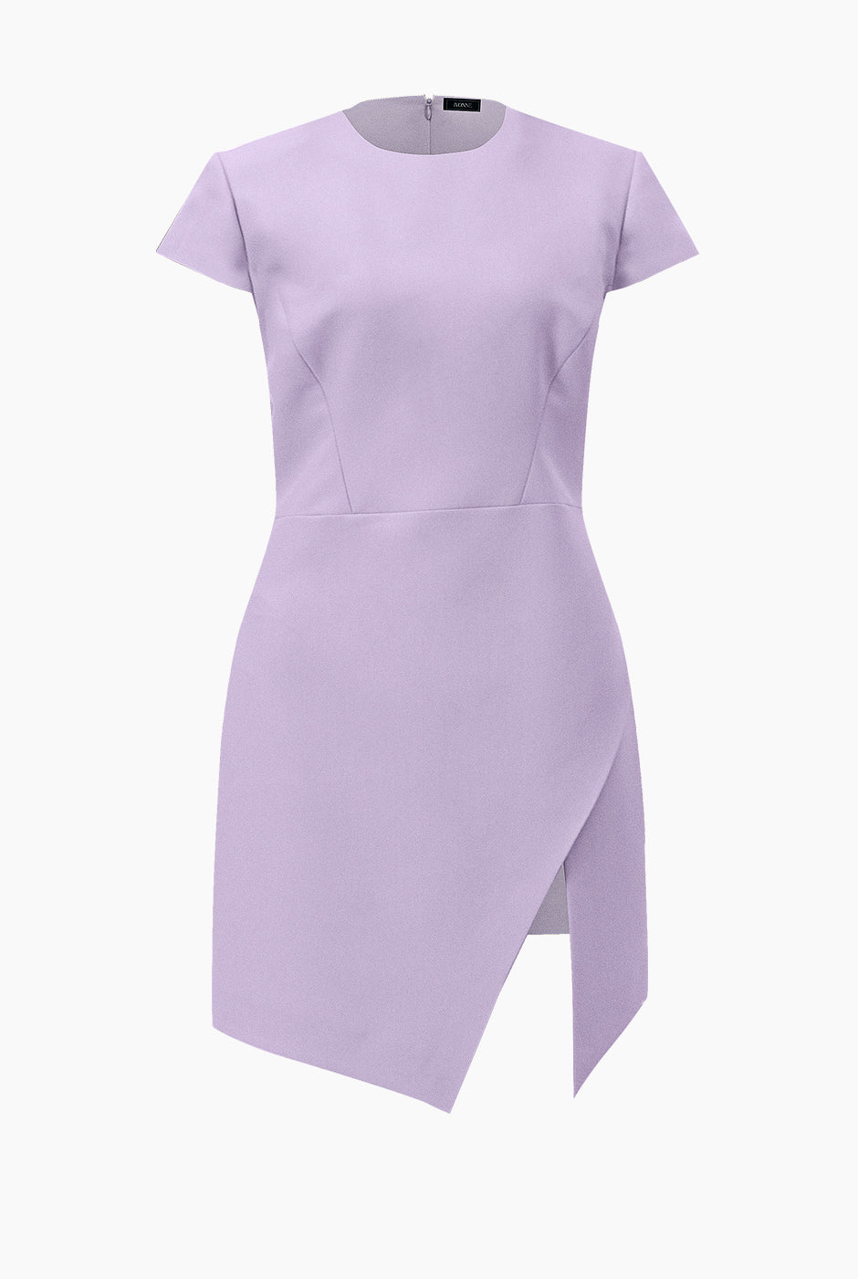 Vestido lila de manga corta