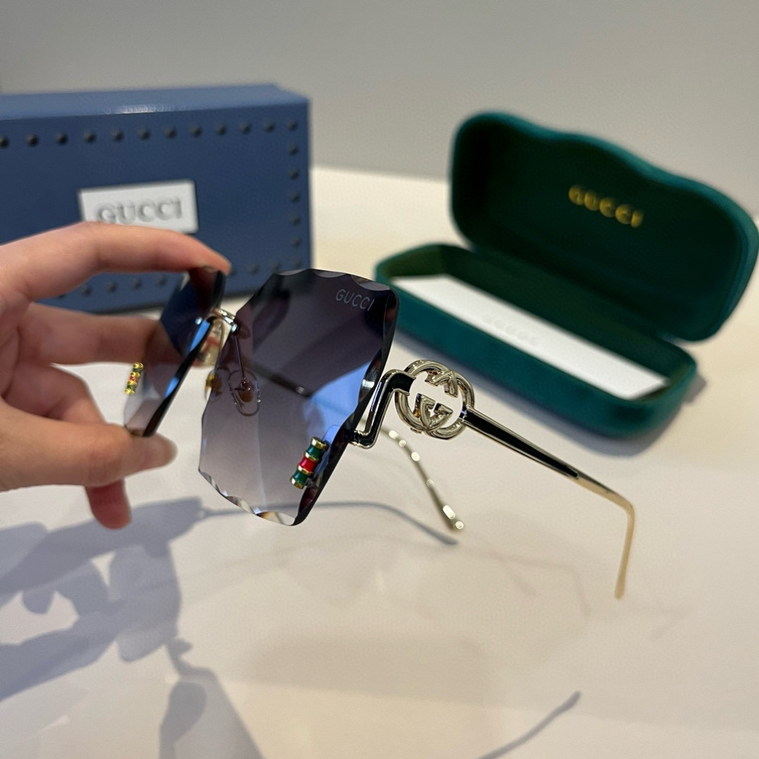 Gucci rimless sunglasses