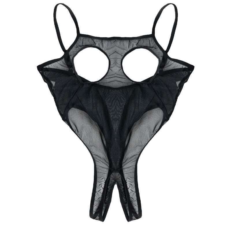 See-through Hollow Out Jumpsuit Lingerie