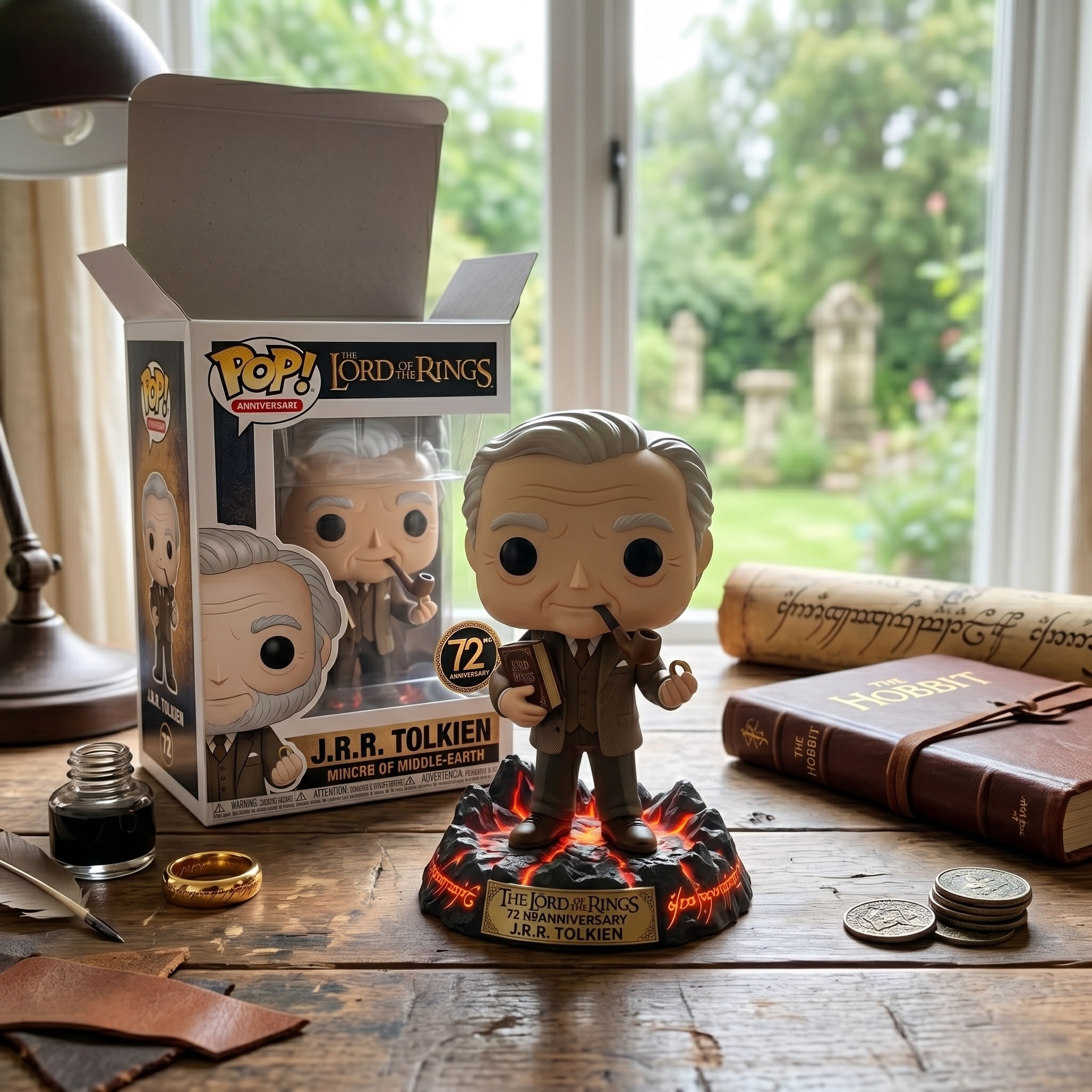 The Lord of the Rings 72nd Anniversary J.R.R. Tolkien Creator of Middle-earth POP Figure