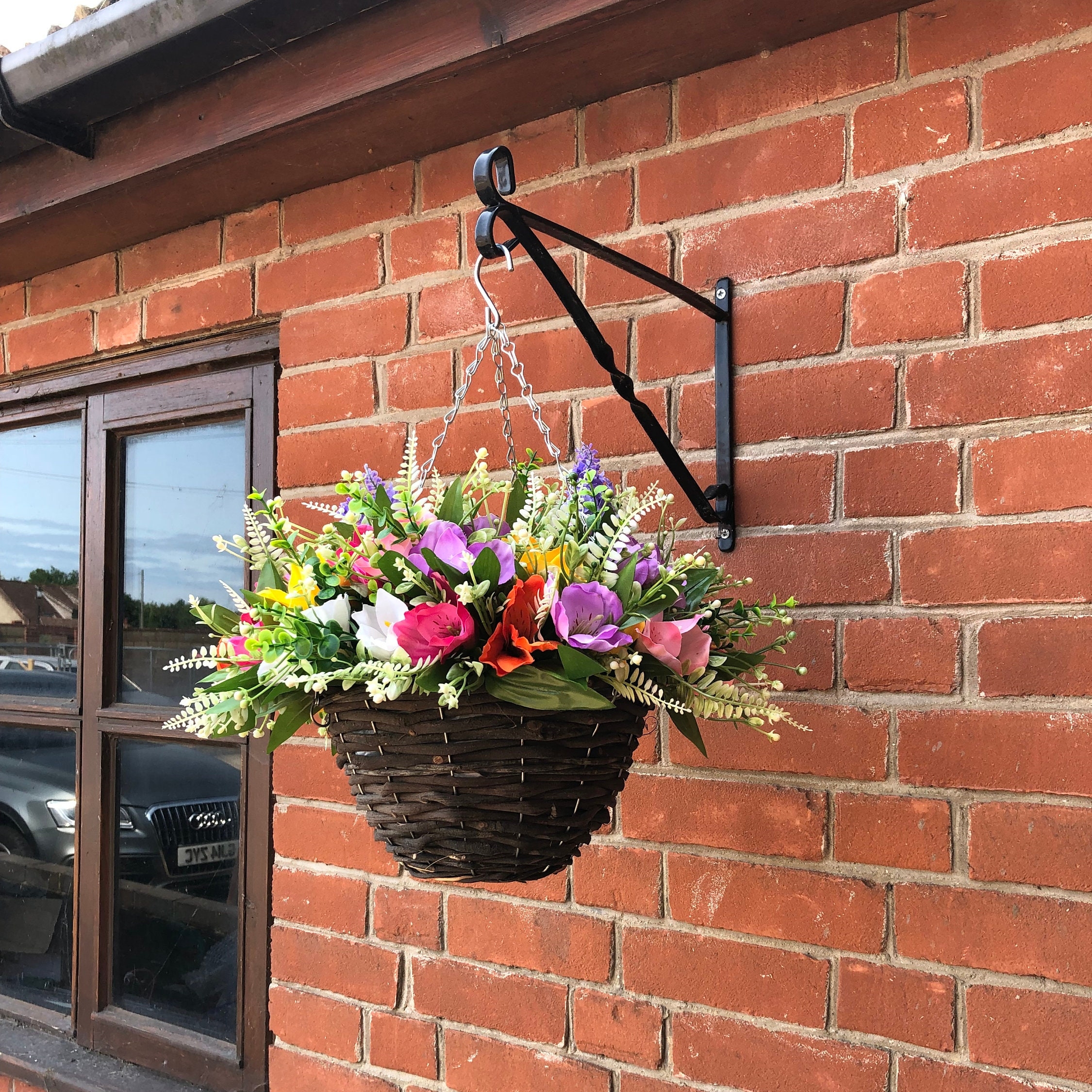 🔥HOT SALE🔥Handwoven Wicker Hanging Basket Flowerpot