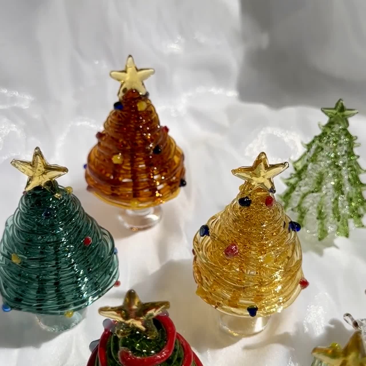 🎄45% OFF Christmas -Handmade Glass Christmas Tree