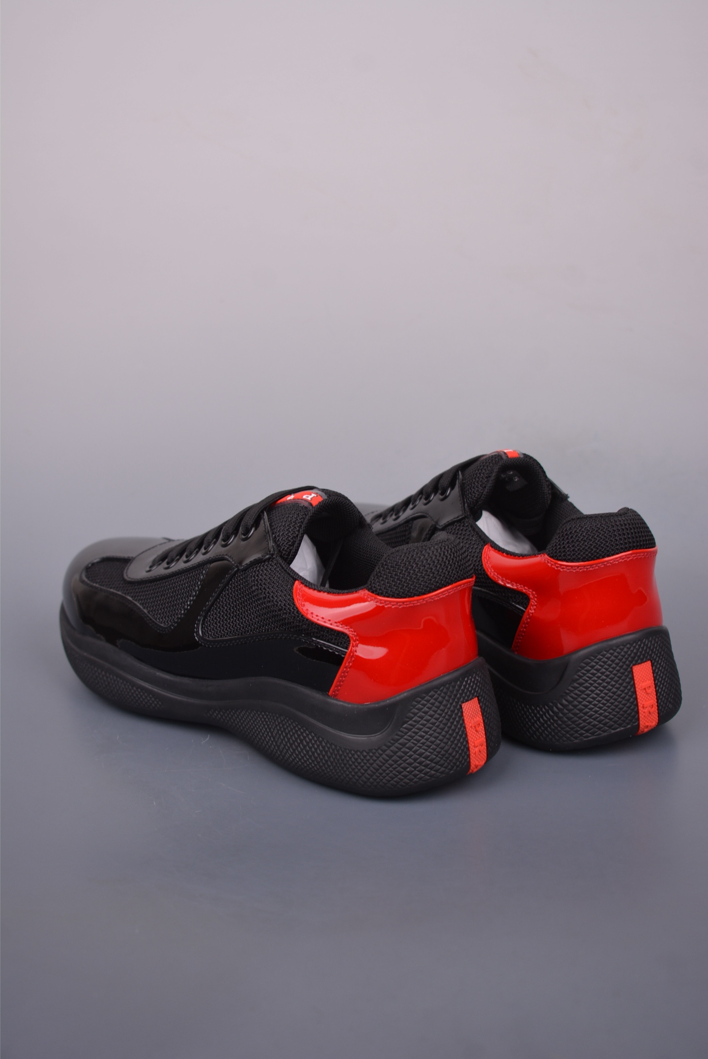 Prada America’s Cup Patent Leather Black Red 4E3400_ASZ_F0002_F_G000