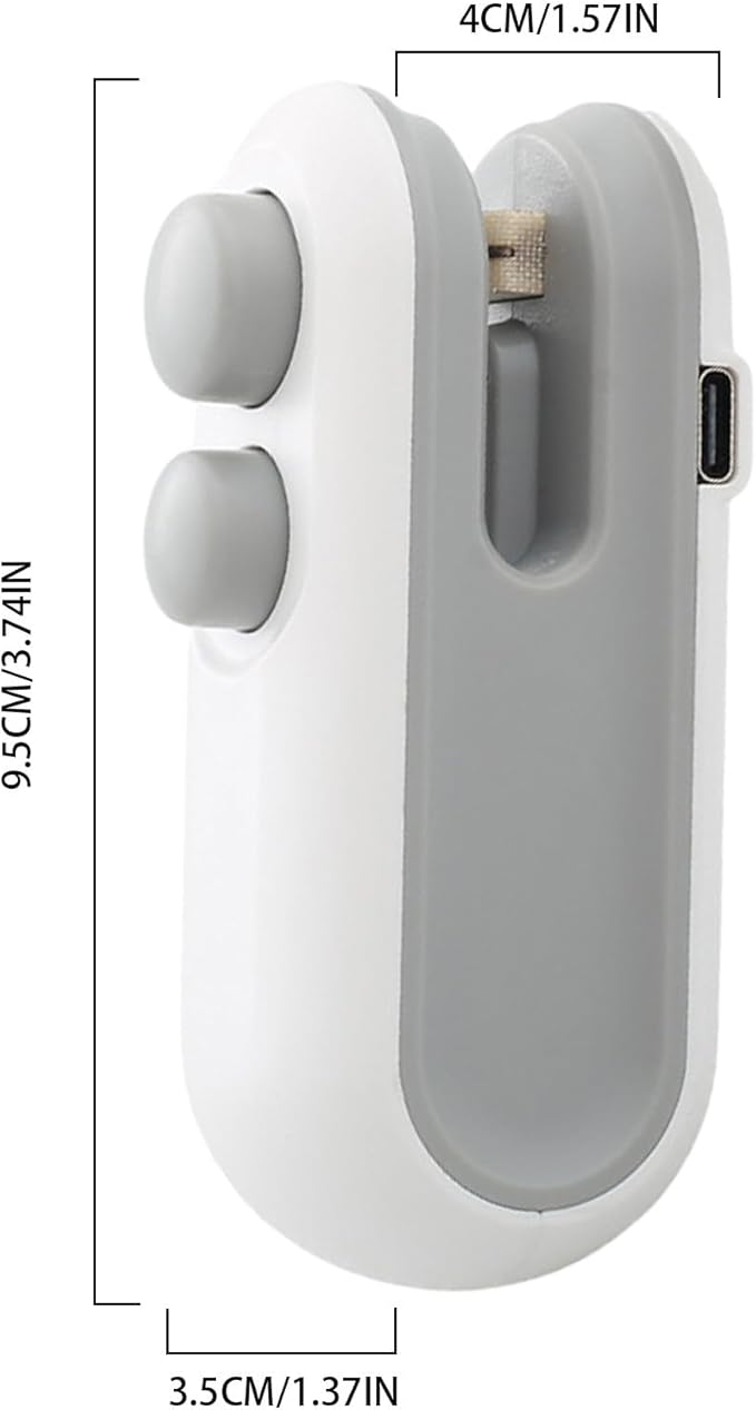 Mini 2-in-1 Rechargeable Magnetic Snack Sealer Household Mini Sealing Machine