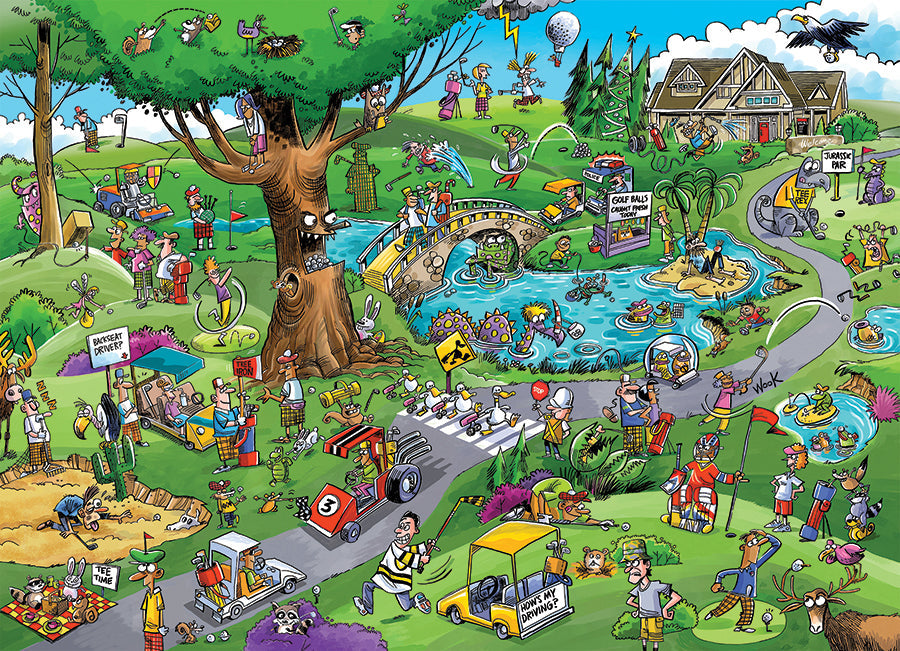 DoodleTown: Par for the Course | 1000 Piece