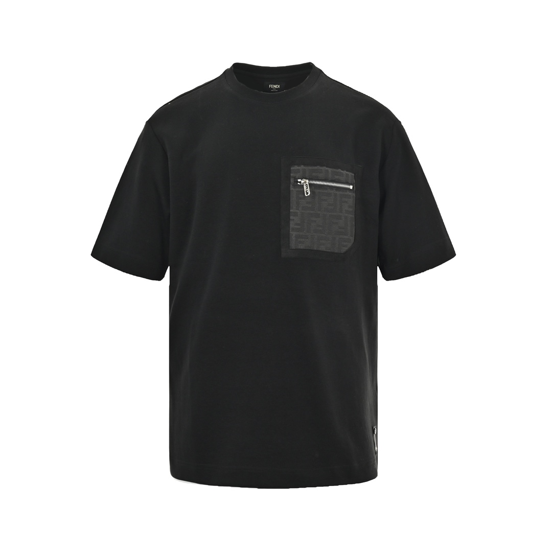 Fendi 24ss FF pocket zipper short sleeve