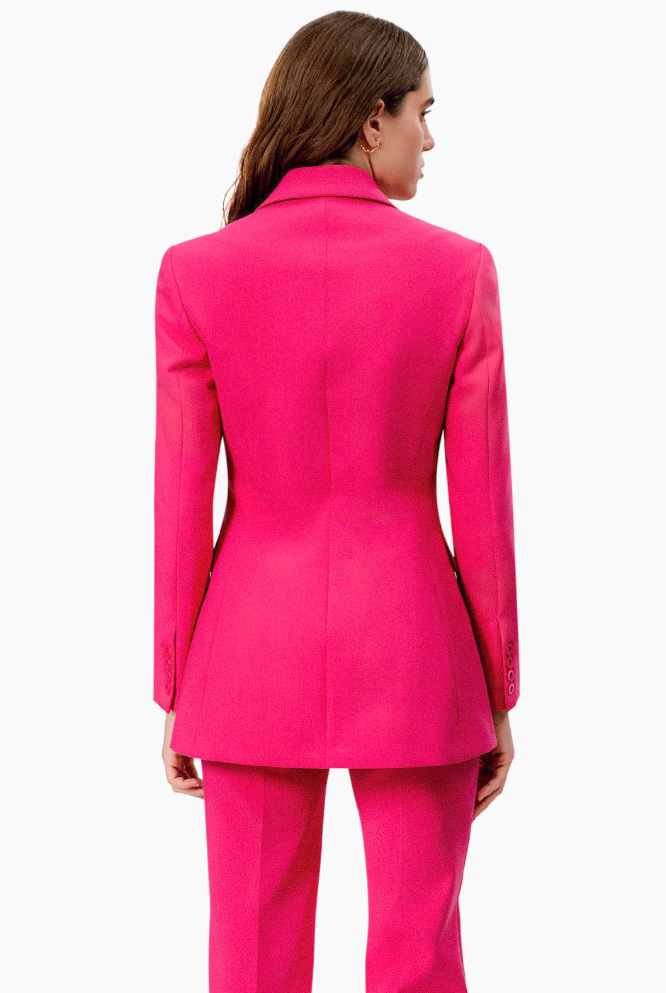 Saco fucsia de cruce sencillo