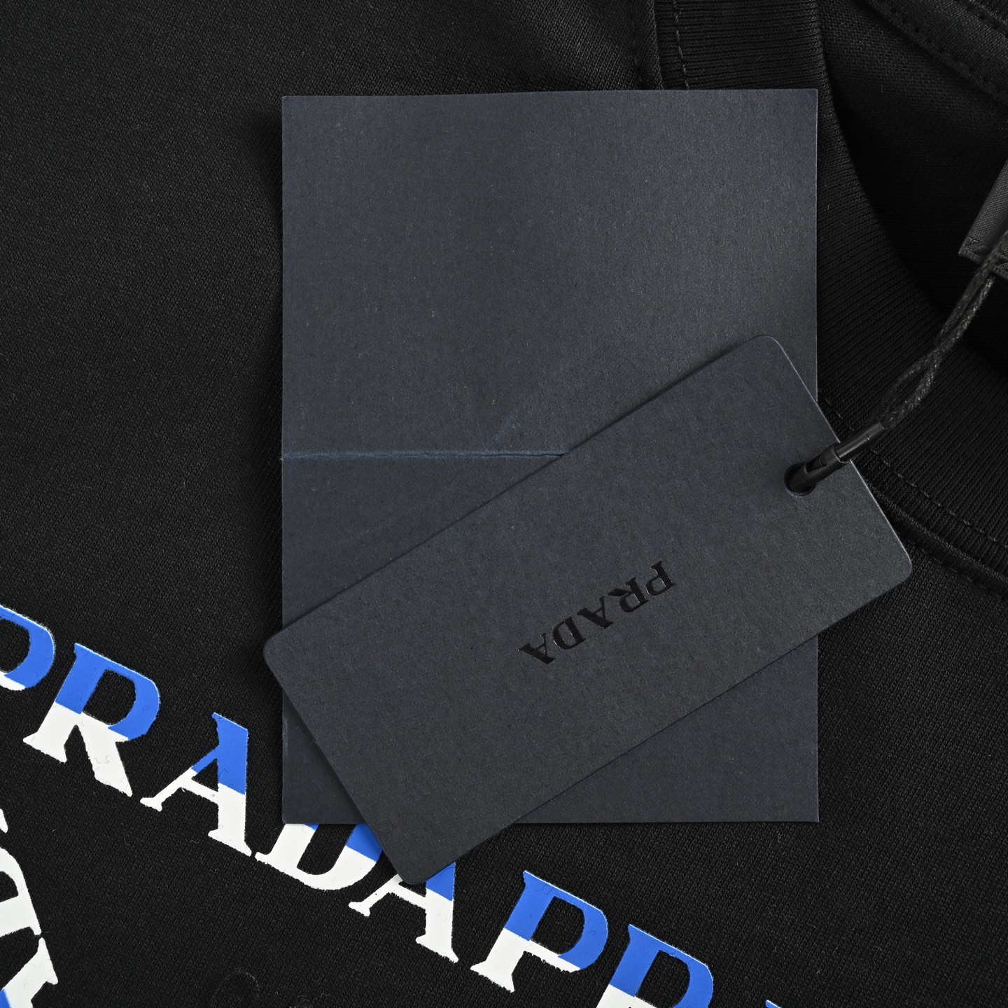 Prada 25ss chest color block logo short sleeve
