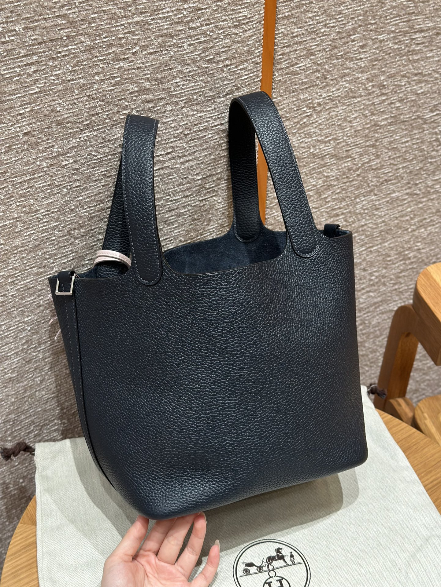 Hermès Picotin lo 2ZBlue nuit handbag (handmade to order)