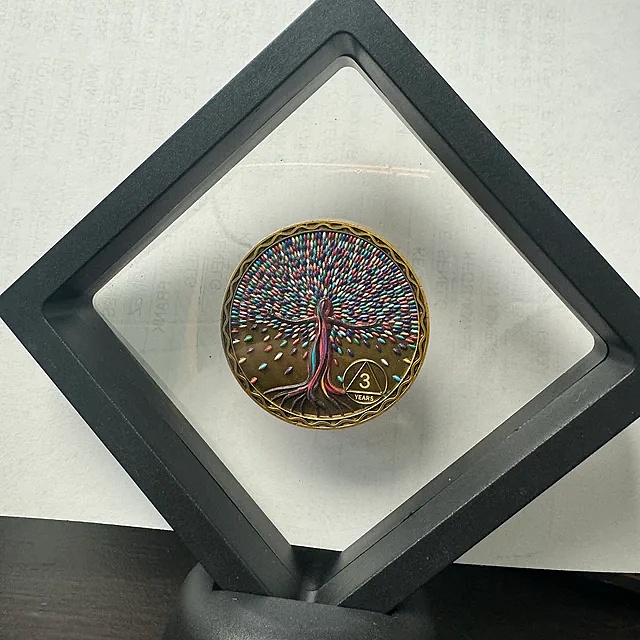 Colorful Tree of Life Recovery Token | Sober Gifts