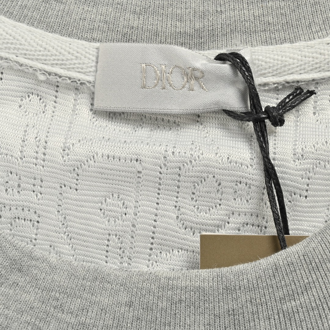 Dior 24ss full print monogram jacquard short sleeve