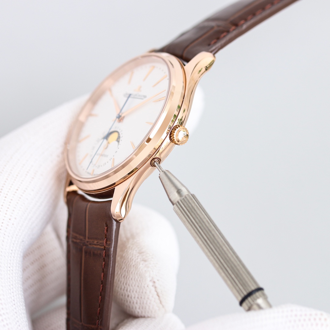 Jaeger-LeCoultre Master Moon Phase Series Formal Men's Watch Q1368420