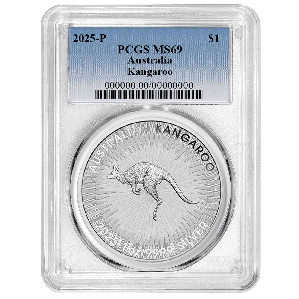 2025 Australia 1 oz Silver Kangaroo Coin BU Limited-time release price
