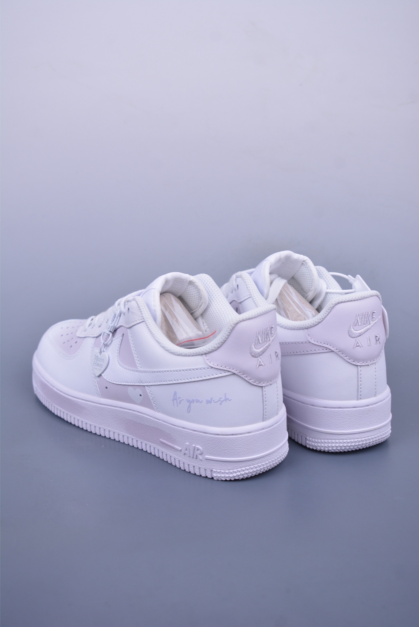 Nike Air Force 1 07 Low Sneakers White Pink Purple CW2288-111