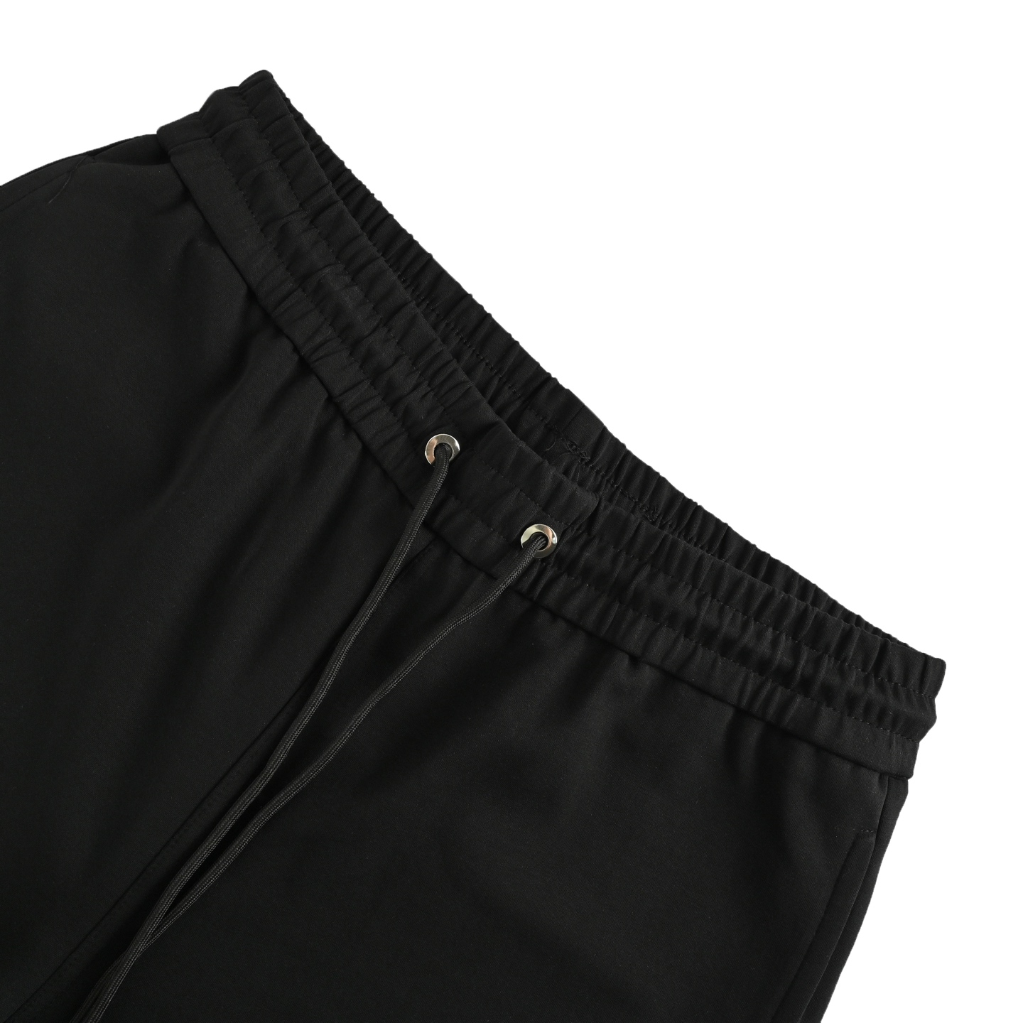 Prada 25ss triangle red rubber logo shorts