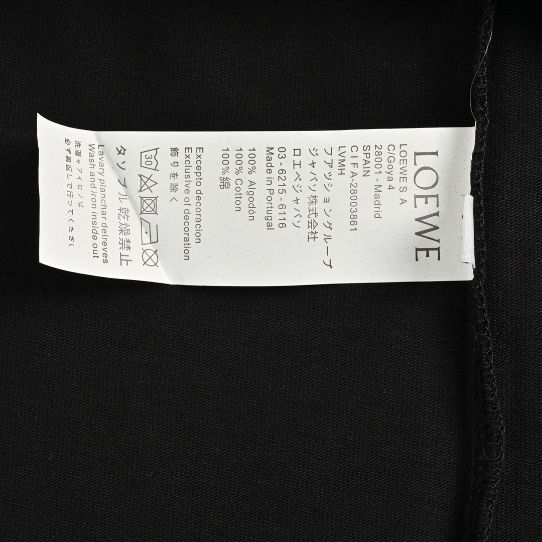 Loewe 24ss red panda short sleeve