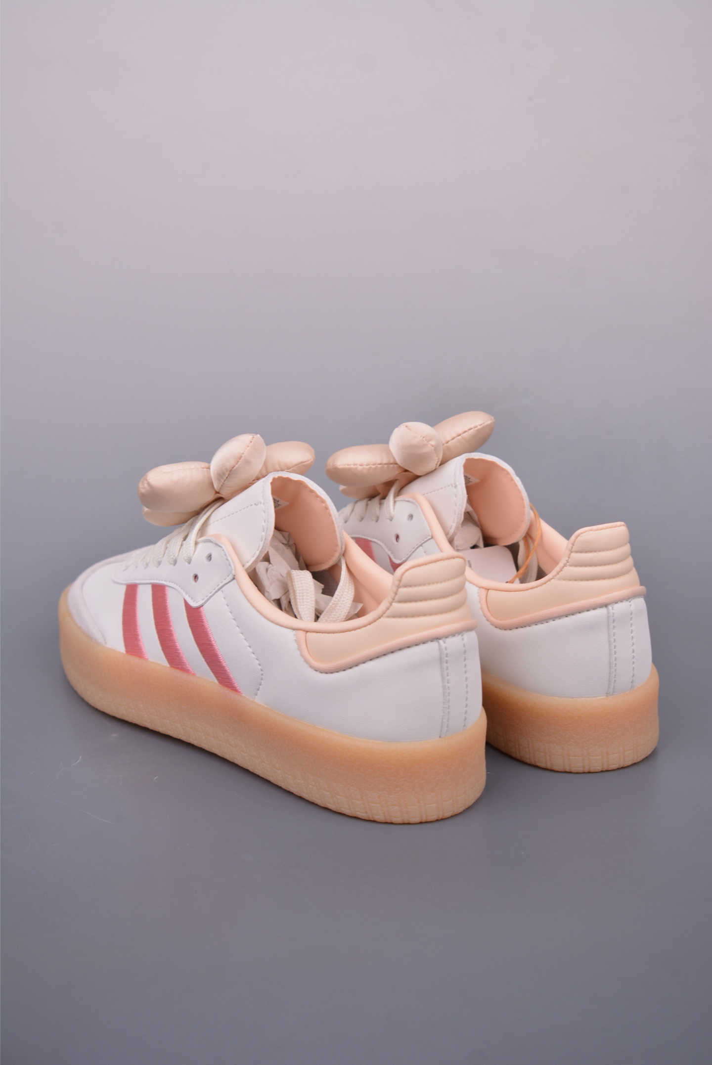 Adidas Originals SambaeBeigePink JR3334