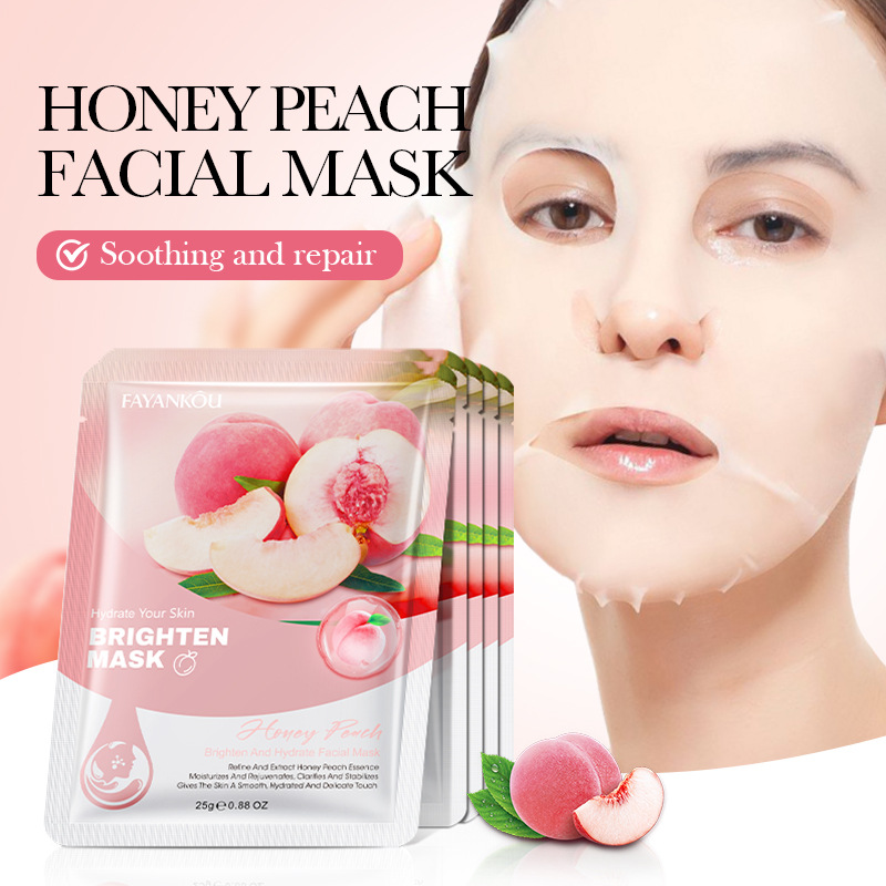 Plant fruit mask moisturizes and hydrates the skin, deeply soothes the skin, and provides long-lasting moisturizing