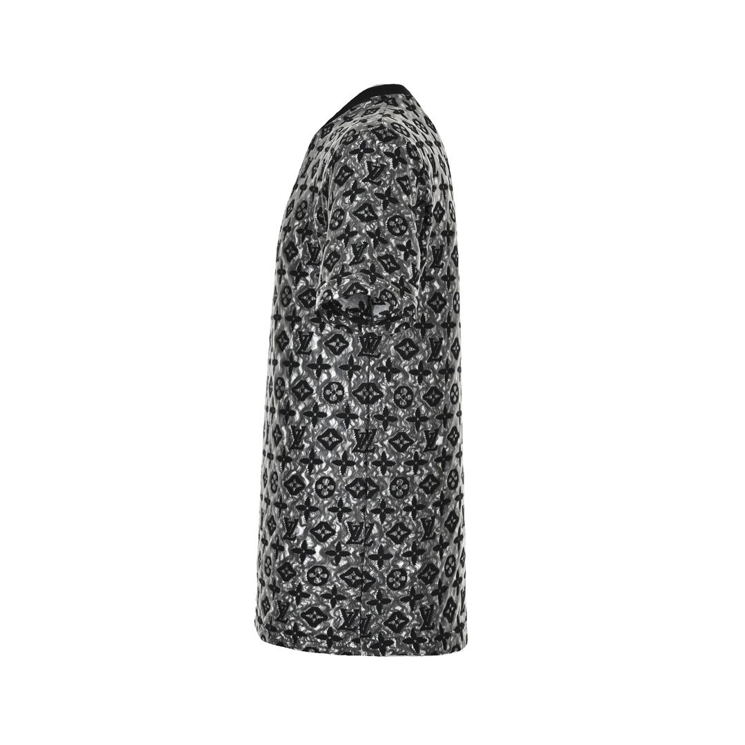 Louis Vuitton 23ss double mesh jacquard monogram short sleeves