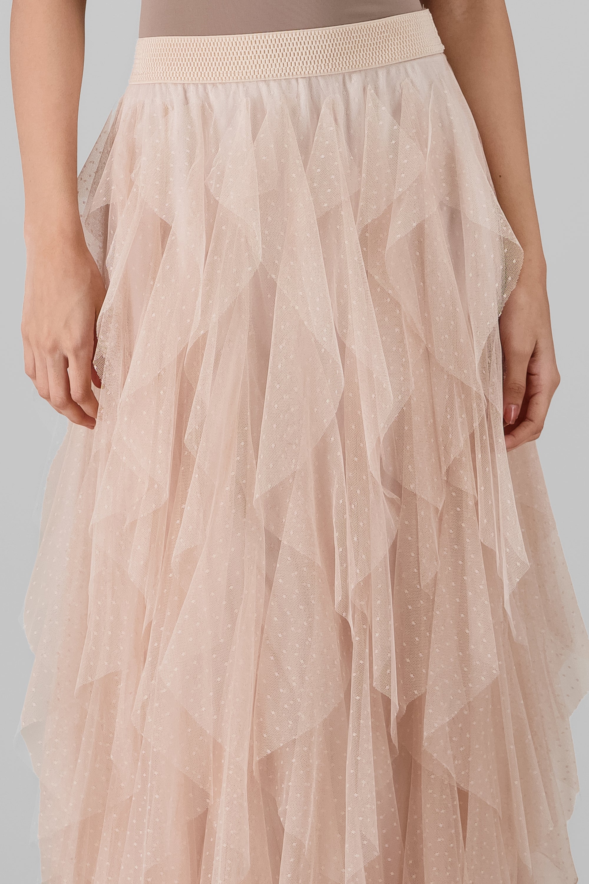 Maxi Skirt with Ruffles