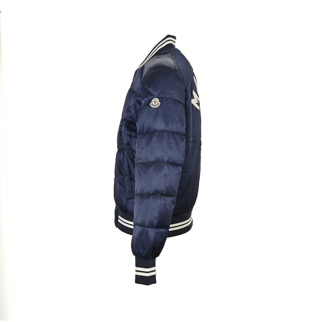 Moncler 24Fw back logo flight baseball jacket down jacket