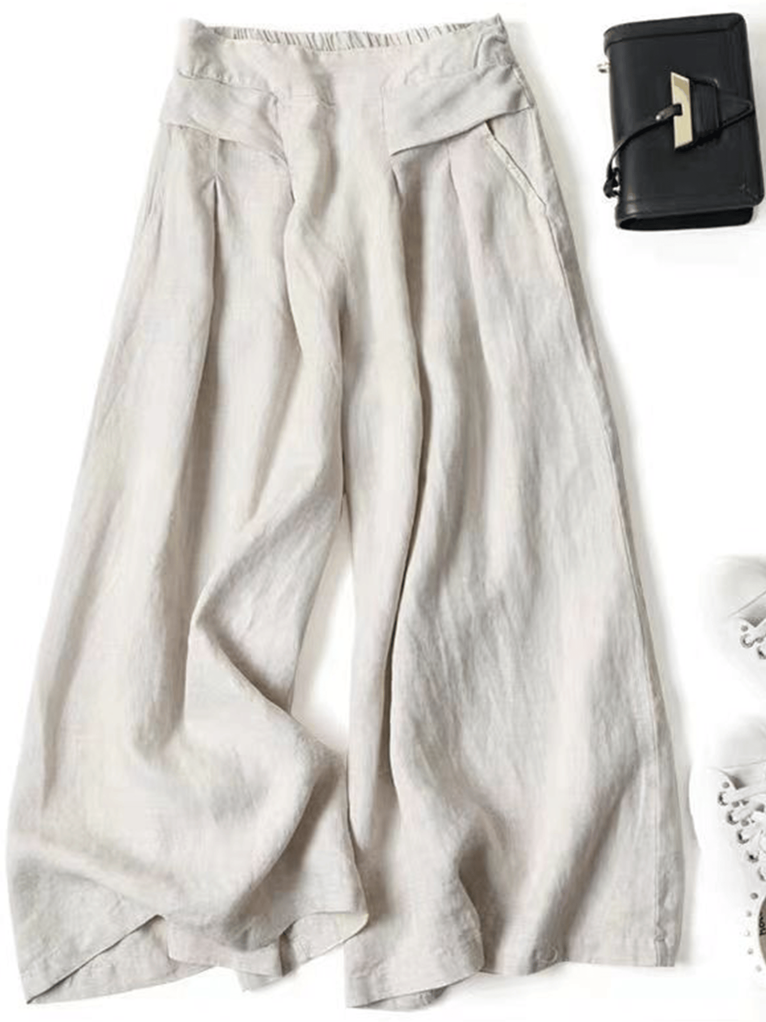 Women's Loose Cotton And Linen Casual Leggings