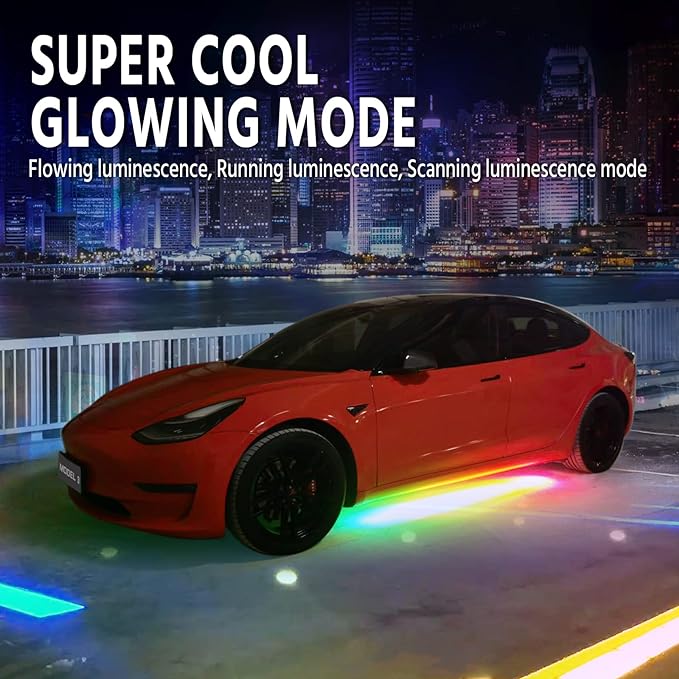 Car Chassis Flexible RGB Waterproof LED Strip Lights