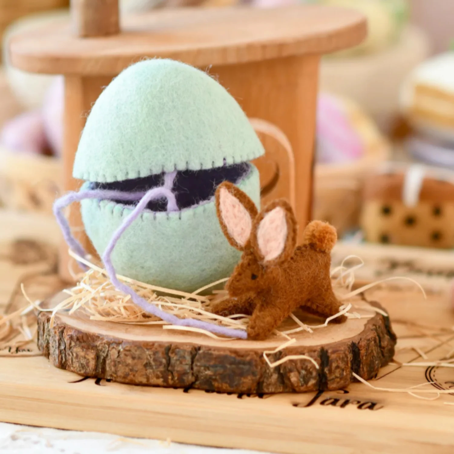 Handmade Felt Surprise Egg with Mini Animal For Easter,Mom's Day🔥Buy 3 Free Shipping