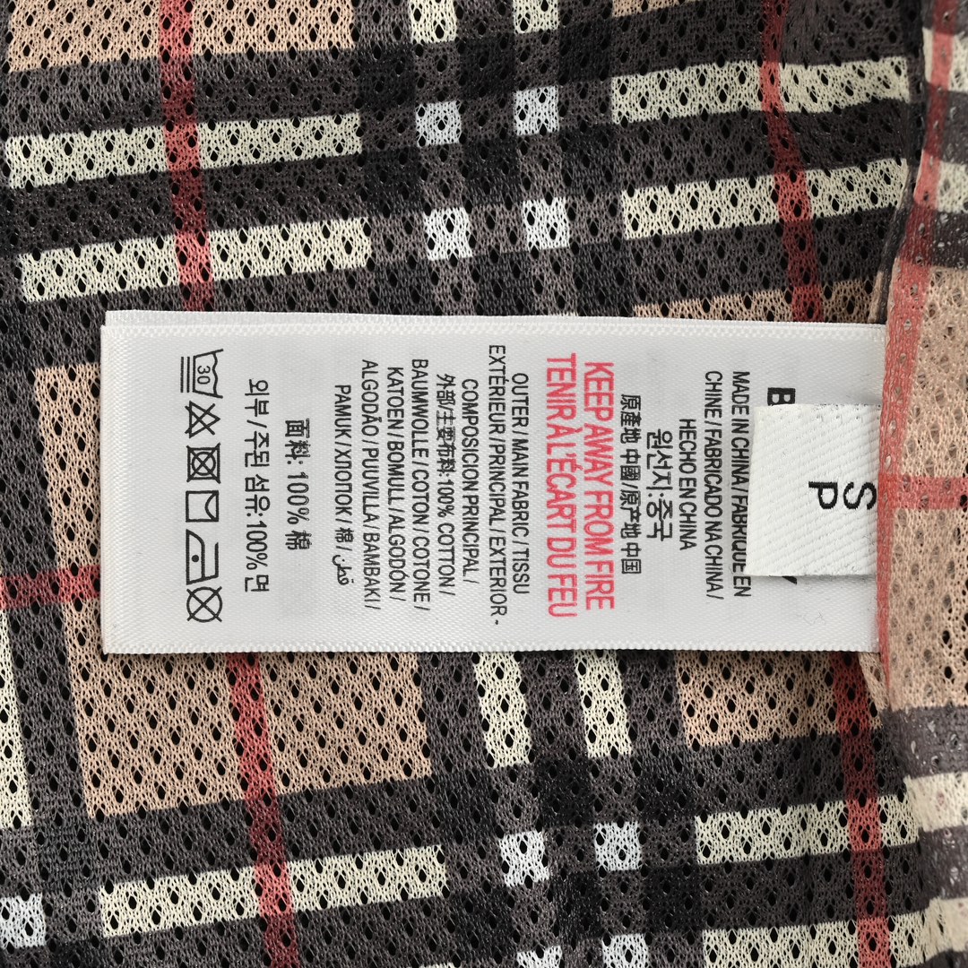 Burberry 24Fw blue warhorse embroidered zip-up jacket