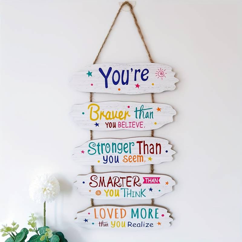 🔥Inspirational slogan decorative signs