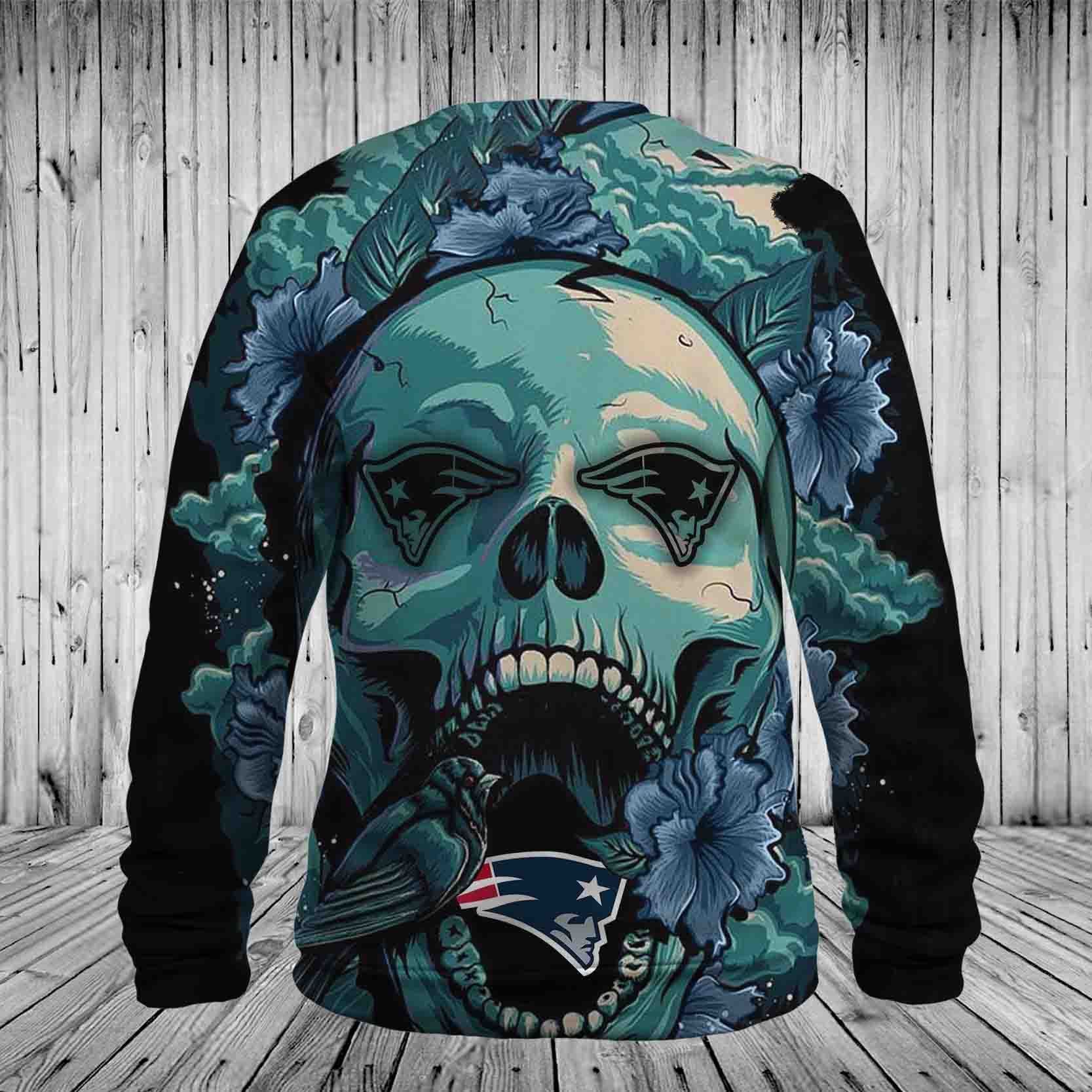 PATRIOTS HOODIE 3D FLOWER23