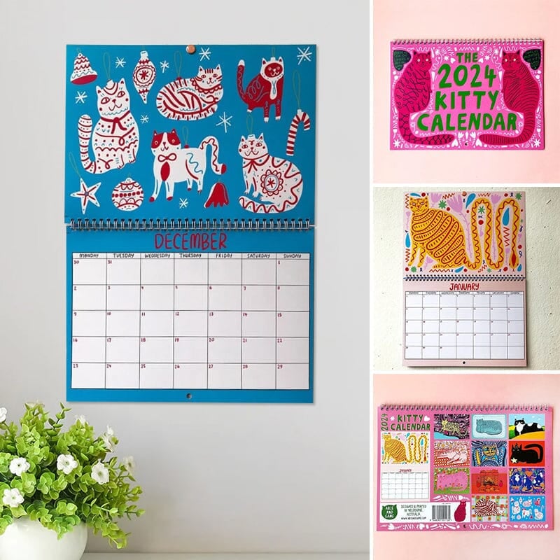 🔥49% OFF - 2024 Kitty Calendar😻
