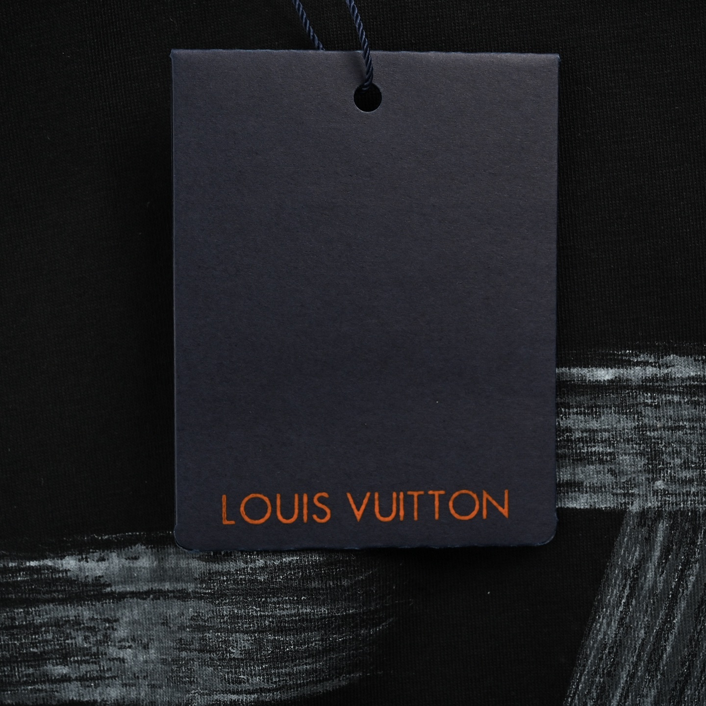 Louis Vuitton 25ss letter graffiti hand-painted print short sleeve