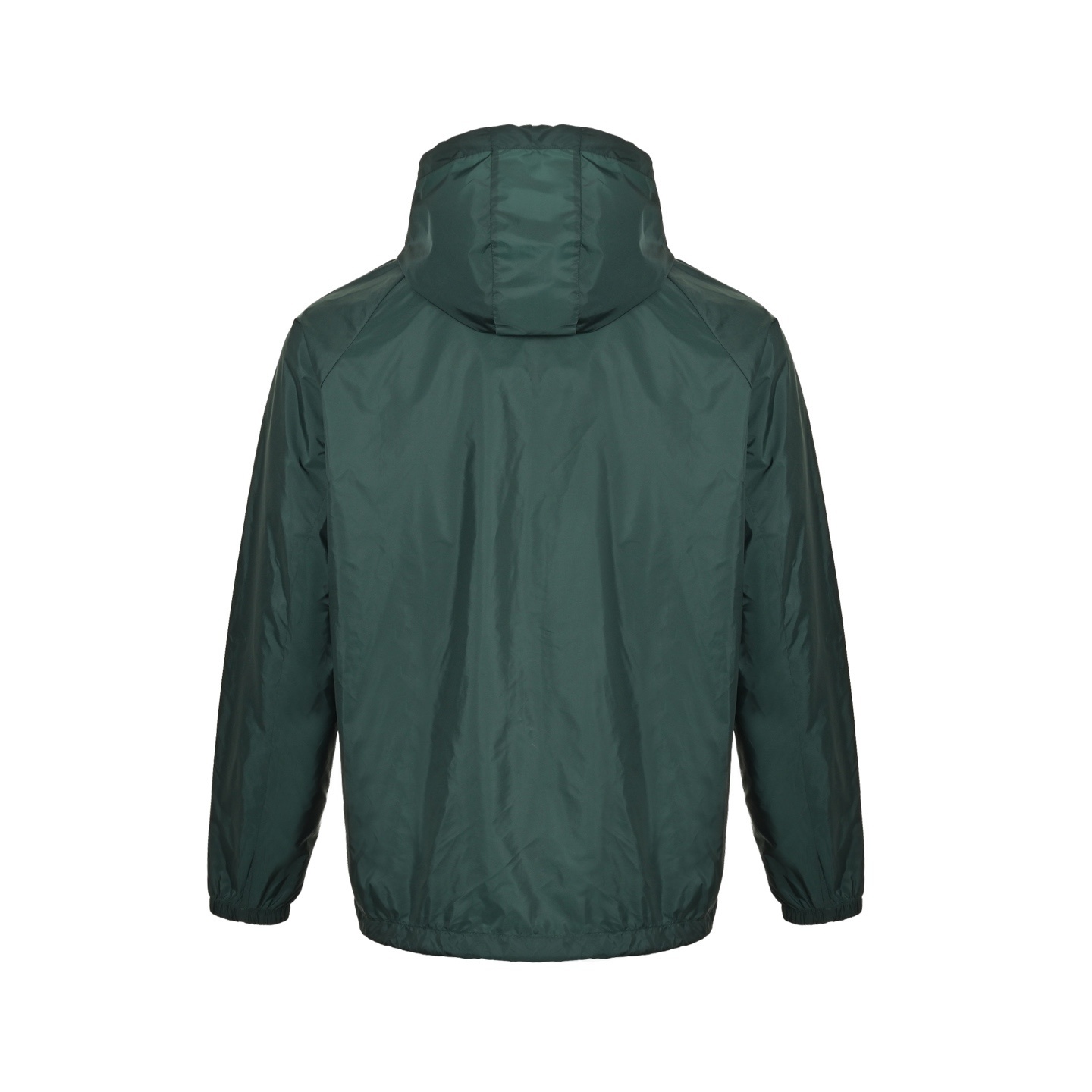 Prada 25Fw triangle logo contrast zip recycled nylon hooded jacket