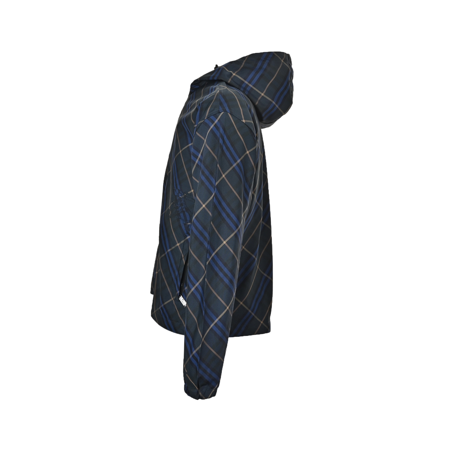 Burberry 24Fw Warhorse Embroidered Check Double-Sided Zipper Jacket