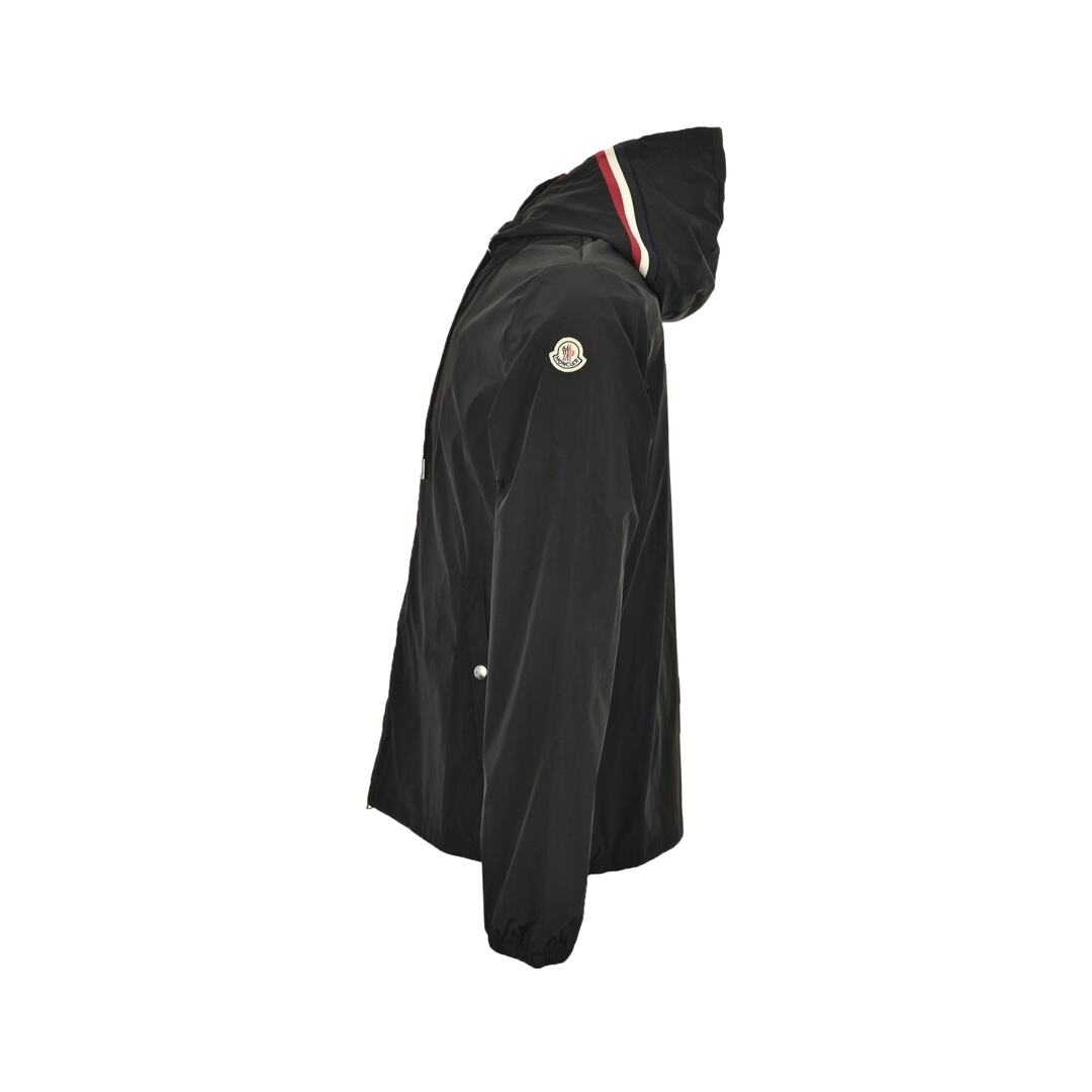 Moncler 24Fw hooded windbreaker jacket with webbing