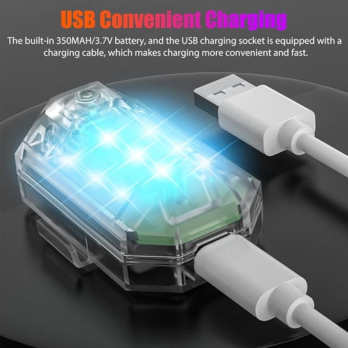 Mini Strobe Lights With remote control 7 Colors