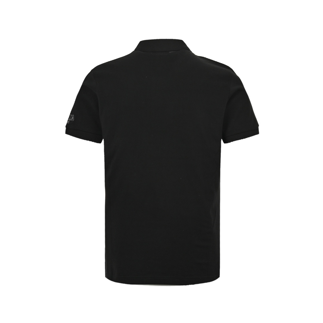 Prada 24ss red trim nylon pocket polo short sleeve
