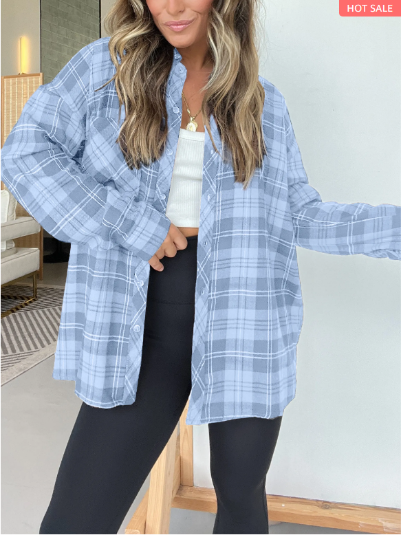 ULTRA SOFT FLANNEL PLAID SHIRT WITH POCKET (BUY 2 FREE SHIPPING)