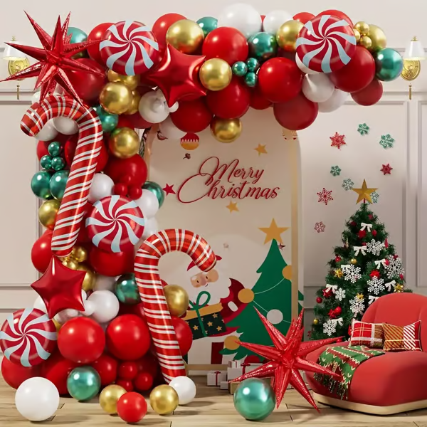 Early Xmas Sale 70% OFF-Christmas Balloon Garland Arch Kit
